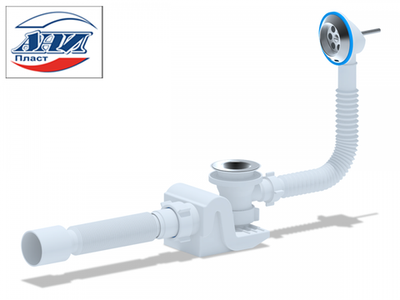 АНИ  Е655  Сифон 1 1/2 для ванны рег с гоф  (25шт)