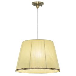 Citilux Вена CL402033 Подвесной светильник бронза с кремовым абажуром