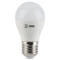 Лампочка светодиодная ЭРА STD LED P45-7W-840-E27 E27 / Е27 7Вт шар нейтральный белый свет