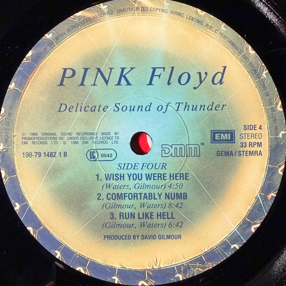 Pink Floyd - Delicate Sound Of Thunder 2LP (Европа 1988г.)