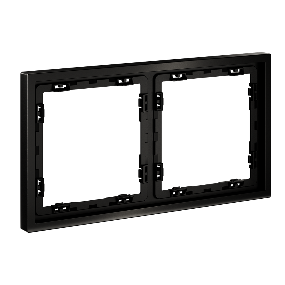 Рамка металлическая на 2 поста, S70 Metal (антрацит)