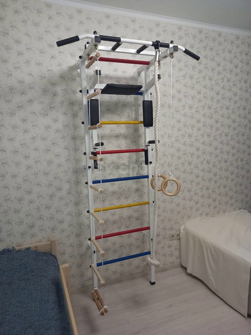 Монтаж шведской стенки Sv Sport в пеноблочные, газоблочные стены