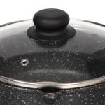 Ковш алюминий, антиприг, 2 л, пластик ручка, Горница, Гранит, кш2011аг