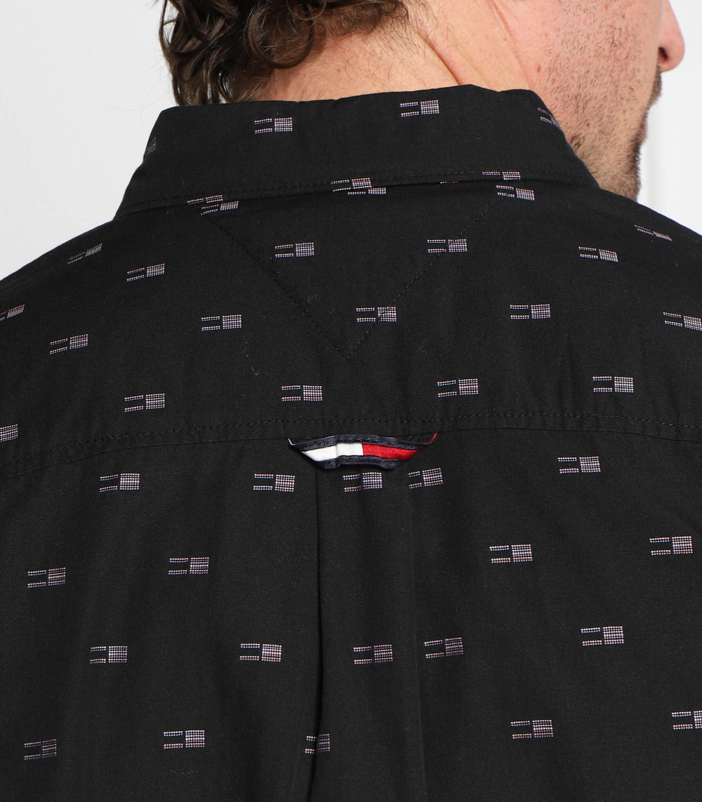 рубашка essential dobby Tommy Jeans - черный(DM0DM15111)