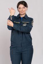 Костюм летний  женский МЧС (Патруль-240, серо-синий)