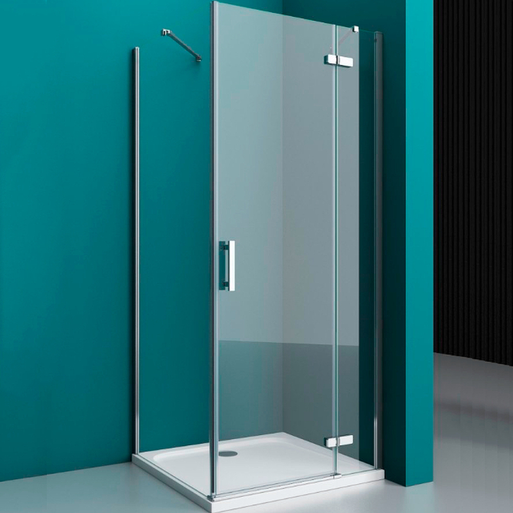 Душевой уголок BelBagno Kraft 120х90 KRAFT-AH-12-120/90-C-Cr-R профиль Хром стекло прозрачное