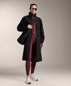 Oysho Легкая и теплая высокотехнологичная куртка, гранатовый