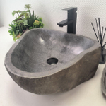 Раковина из речного камня RS-63663 (48*42*15) 0122