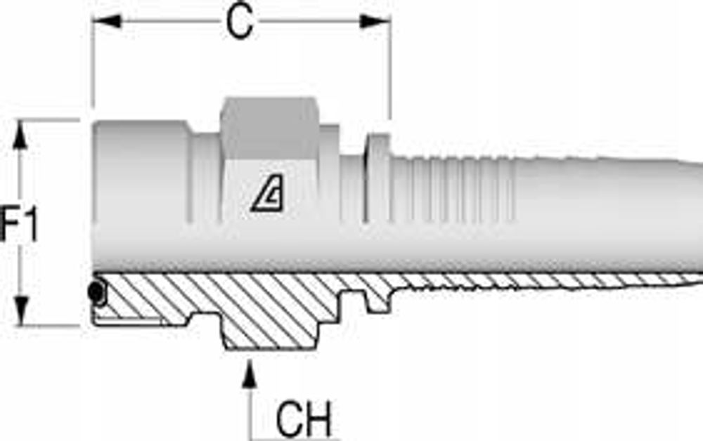 Фитинг DN 12 ORFS (Ш) 13/16