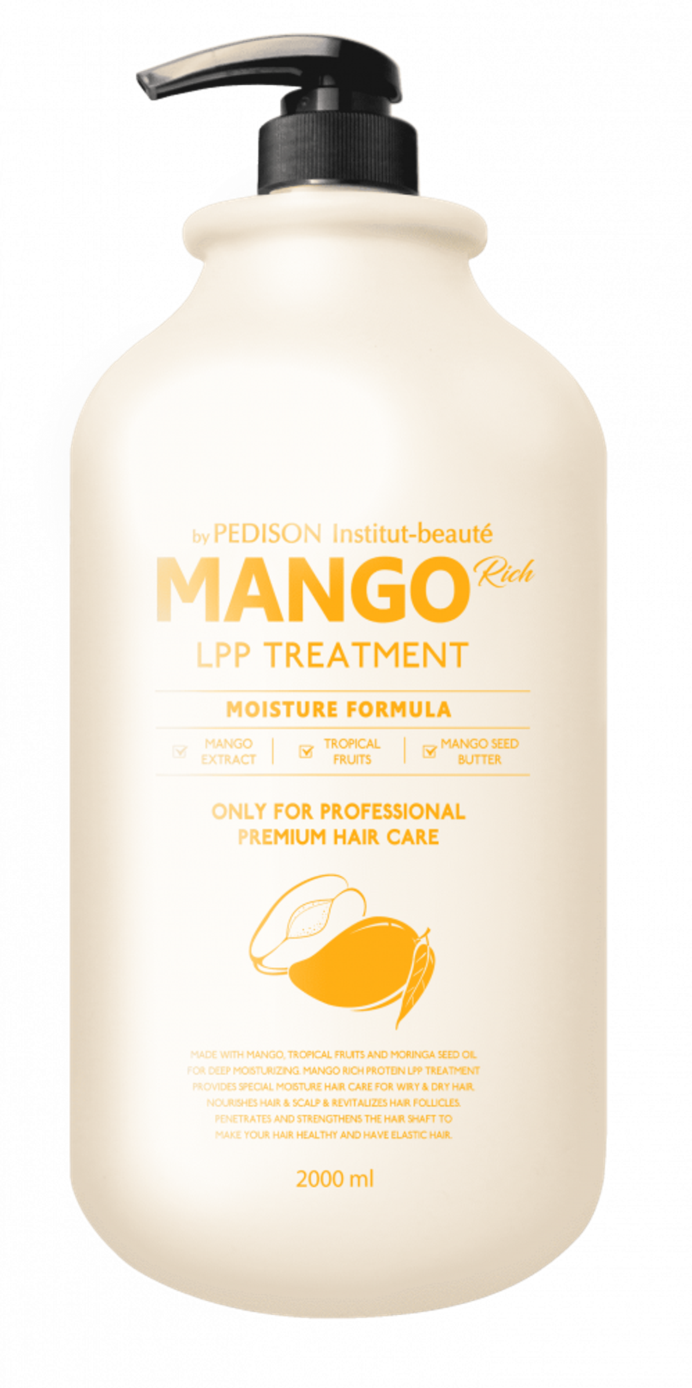 Pedison Маска для волос МАНГО Institut-Beaute Mango Rich LPP Treatment, 2000 мл