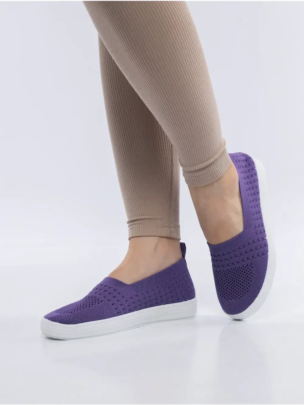 Мокасины летние текстильные