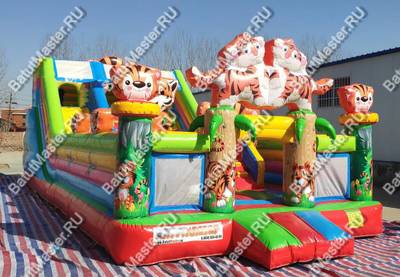 Коммерческий батут "Тигриная страна 2", 10*5*4 м
