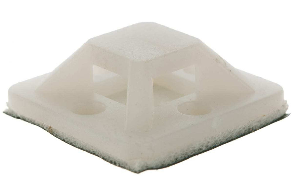 Площадка самоклеющаяся ПМС 20х20 белые (100шт/уп) (For tisflex) КВТ 49444