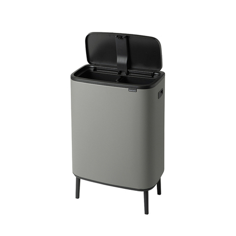 Мусорный бак Bo Touch Bin HI 2x30л Brabantia Минерально-серый