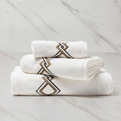 Набор полотенец Frette Twist Embroidery Black/Teak (5 шт.)