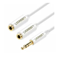 Ugreen AV134 (20816) 3.5mm Stereo Audio Splitter Cable White