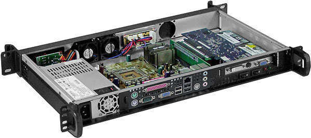 Корпус серверный 1U Procase UM125-B-0
