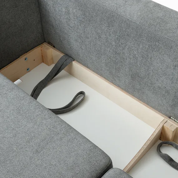 Диван раскладной Colston 230 см, темно-серый