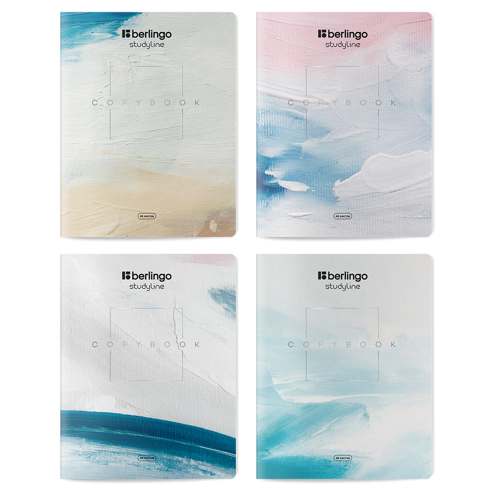 Тетрадь 48л., A5, клетка Berlingo "Color Storm", 80г/м2, ассорти CBs_48100