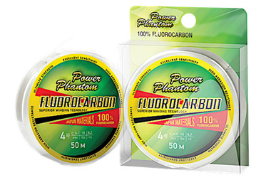 Флюорокарбон Power Phantom Fluorocarbon 30м #0.6 0.12мм 1.45кг Прозрачный