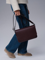 Сумка на плечо Deboro 30512 зимняя вишня