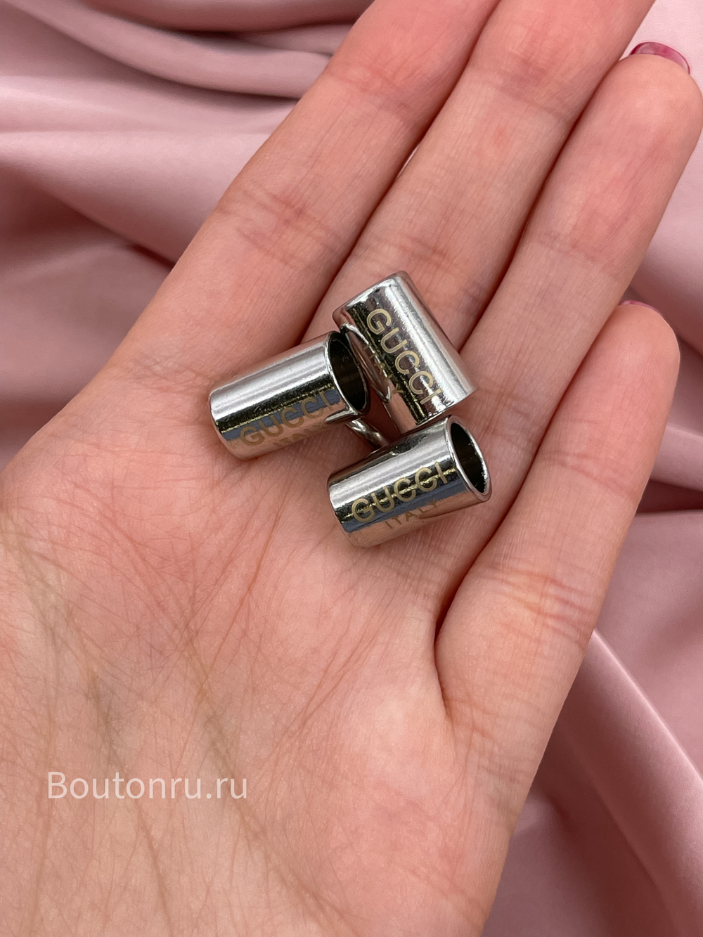 Наконечник Гучч. металлический серебристый