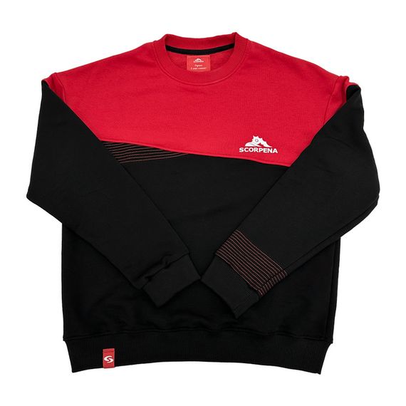 Свитшот Scorpena Collection черно-красный