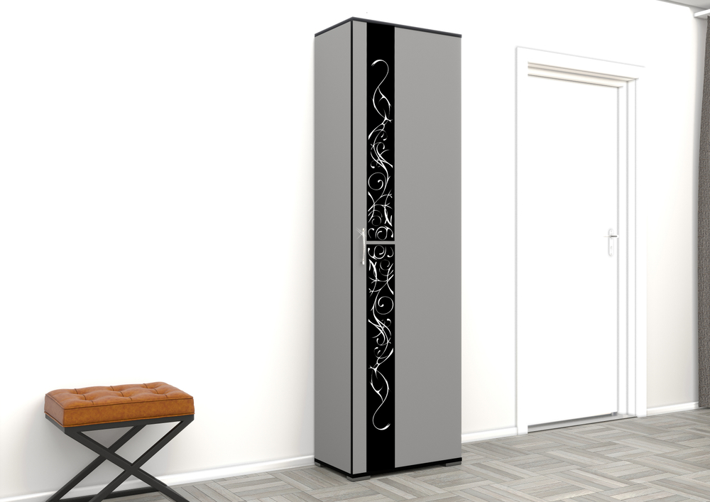 Шкаф Авалон Стекло Чёрное