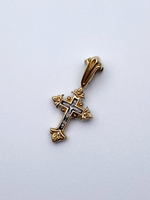 Крест из серебра/Позолота,Чернение
