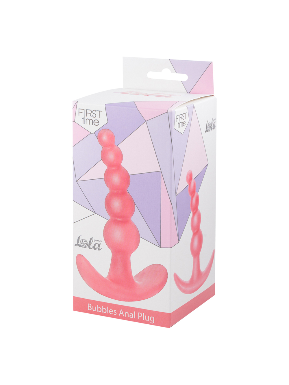 Анальная пробка Bubbles Anal Plug Pink 5001-01lola