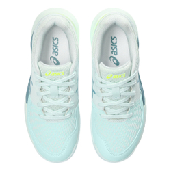 Детские теннисные кроссовки ASICS Gel-Resolution 9 GS Clay Court Shoe Kids - White, Turquoise