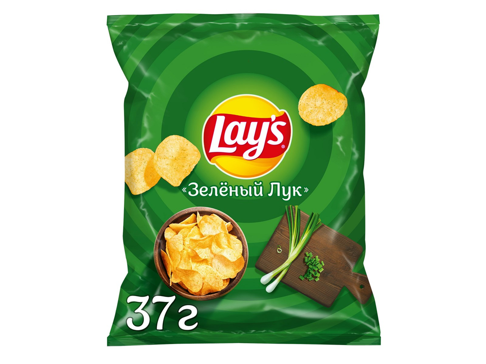 Чипсы LAYS ЗЕЛЕНЫЙ ЛУК 37 гр