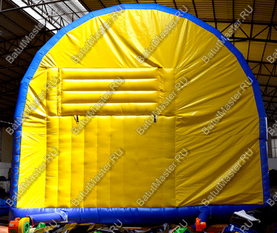 Надувной батут "Морской бриз с крышей"