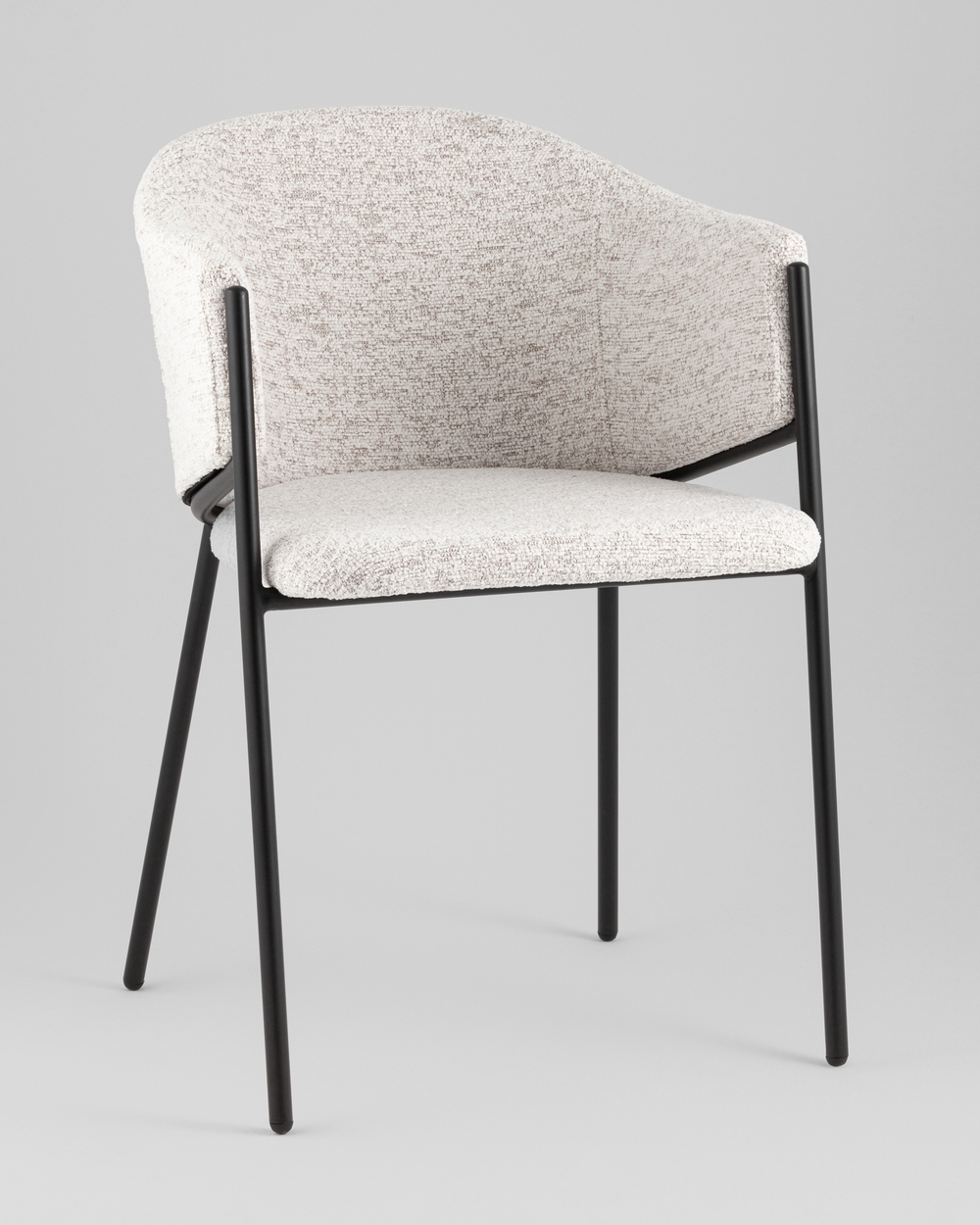 Стул обеденный Carmel бело-серый