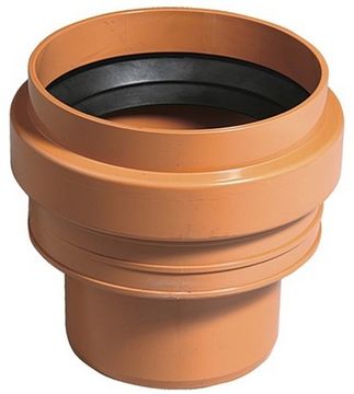 Переход на гладкий конец керамической трубы Ostendorf KGUS 160 мм канализационный арт. 222830