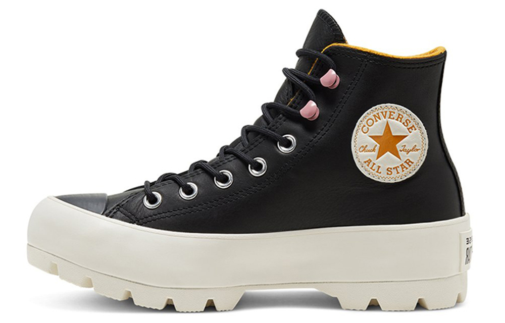 Chuck Taylor All Star Wmns Converse Lugged Winter High Gtx "Black Saffron Yellow" Women"s