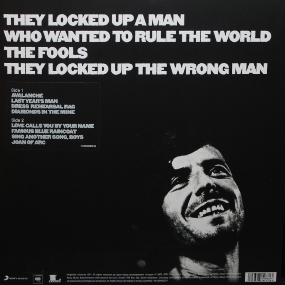 Leonard Cohen / Songs of Love and Hate (50th Anniversary)(Coloured Vinyl)(LP)