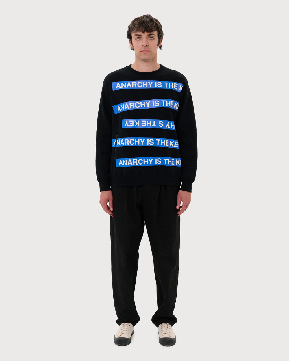 UNDERCOVER СВИТШОТ ЧЕРНЫЙ ANARCHY