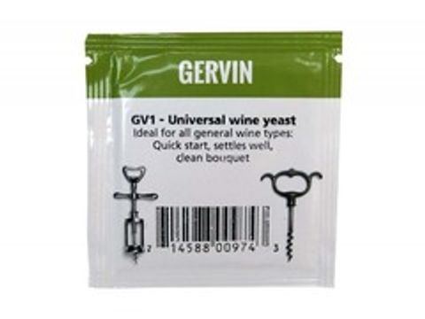 Дрожжи Винные Gervin GV1, 5г