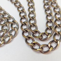 Ручка цепь с карабинами Антик 13*9