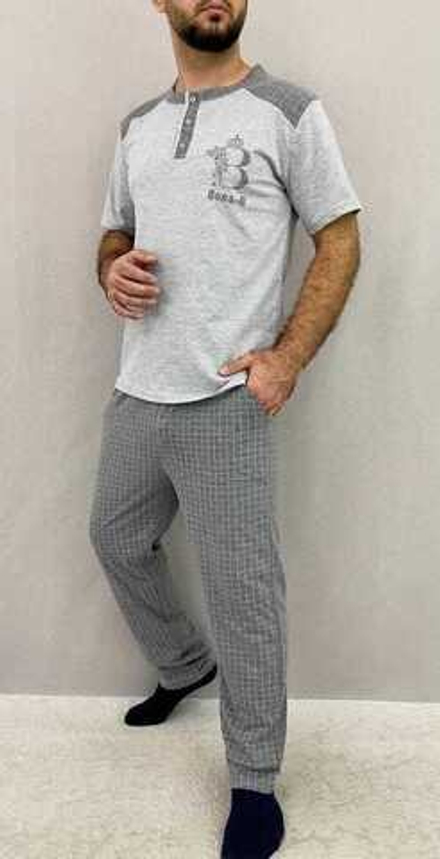 [m]Пижама мужская штаны+футболка 88141