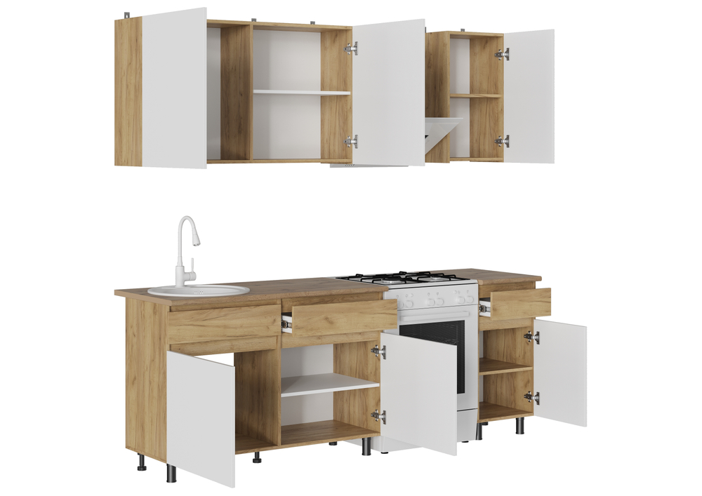 Кухня "Квик-Степ" 1,6м (МТ4)