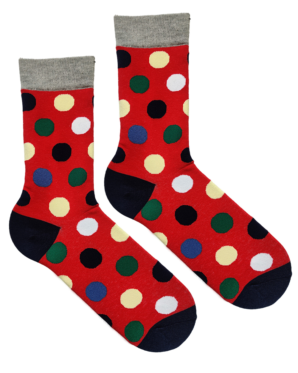 Носки р.35-40 "Bubbles" Red