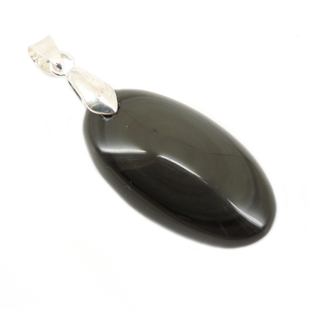 Кулон "Овал" обсидиан иризирующий асс.