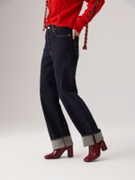 Женские прямые джинсы с завышенной талией Ribcage Straight 79078-0042, Ограниченная серия