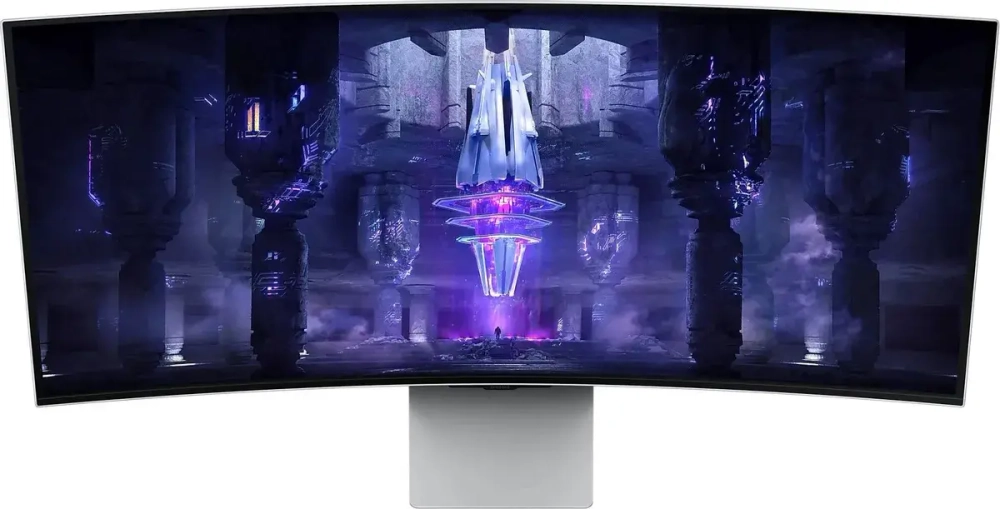 34" Монитор Samsung Odyssey OLED G8 S34BG850SI серебристый 175Hz 3440x1440 OLED