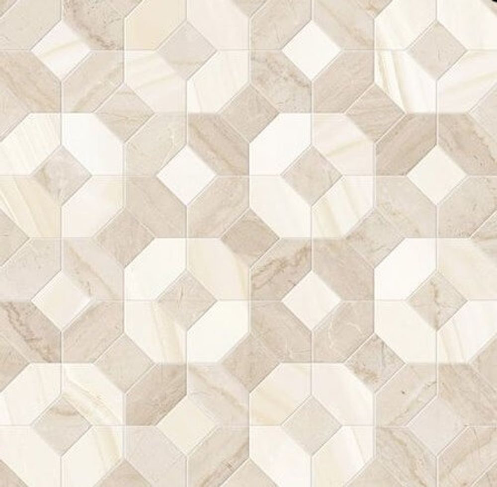 Gayafores Opal Pav. Mosaico Abadia Crema 45x45