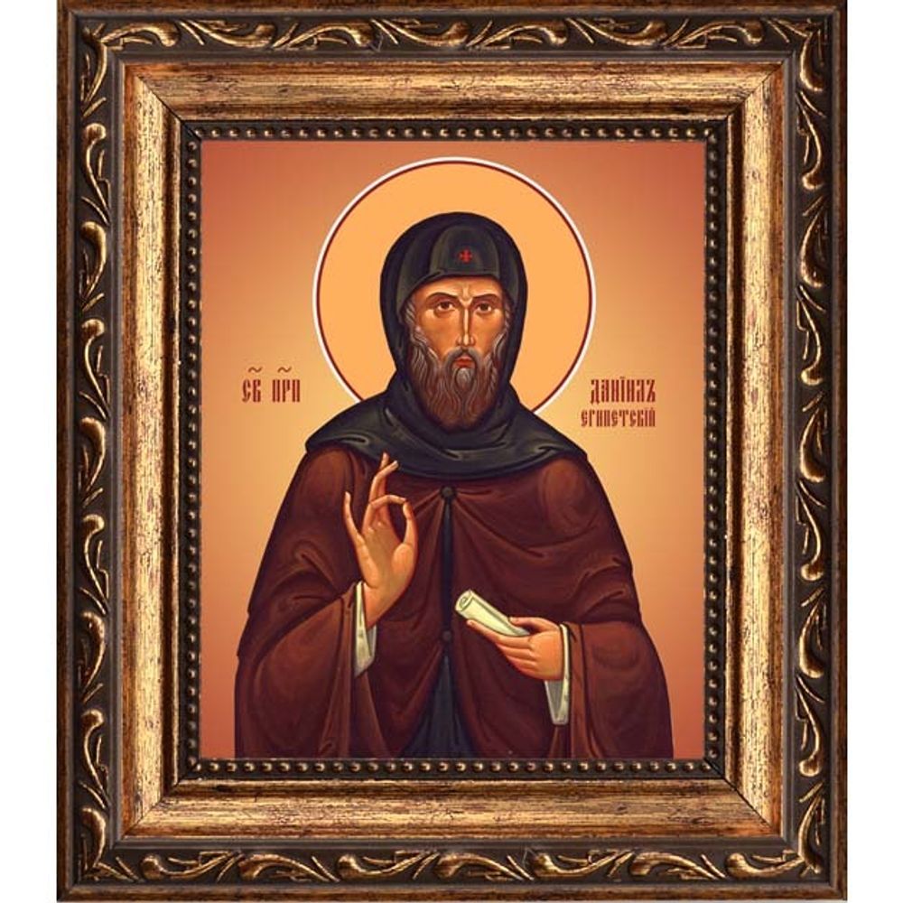 Даниил Египетский преподобный. Икона на холсте.