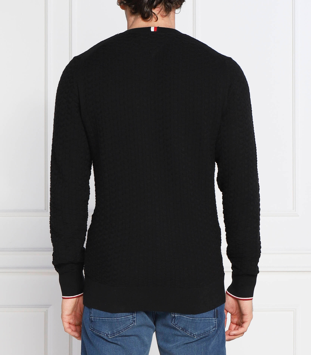 свитер exaggerated Tommy Hilfiger - черный(MW0MW28111)