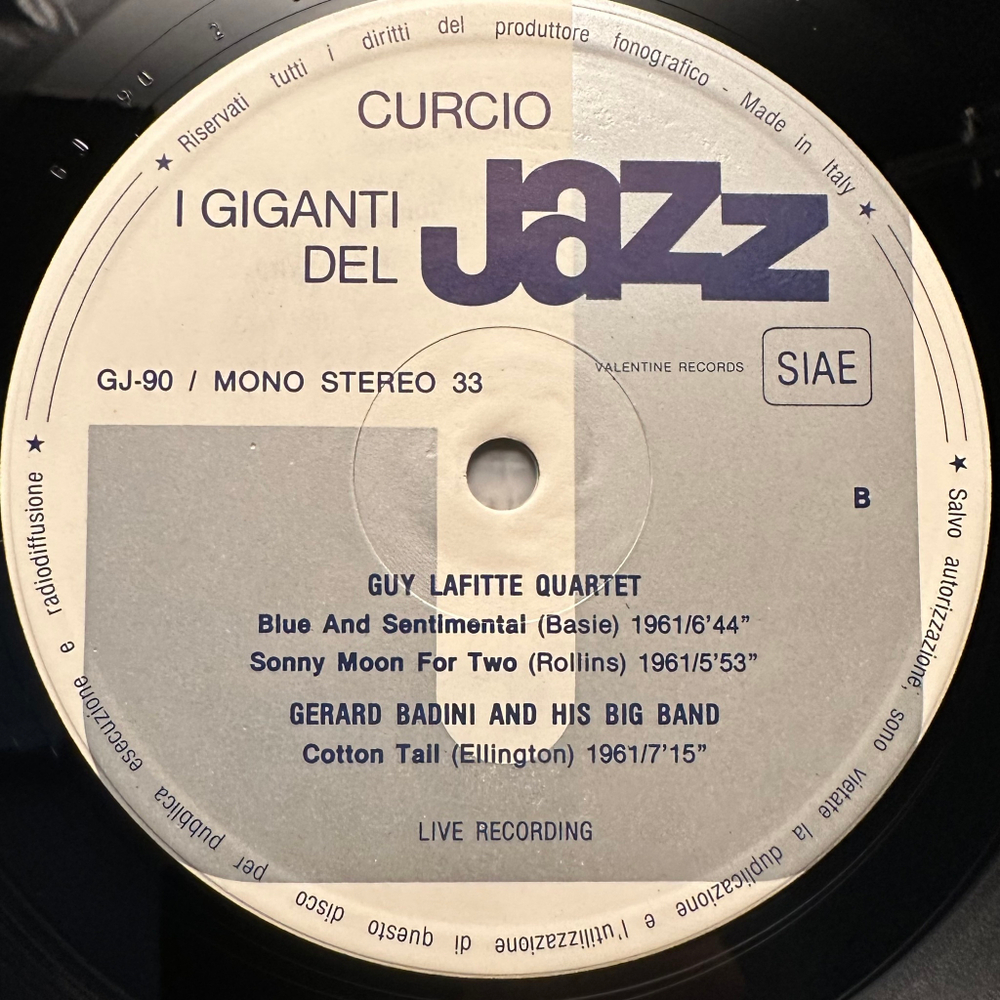 Сборник I Giganti Del Jazz Vol. 90 (Италия 1982г.)